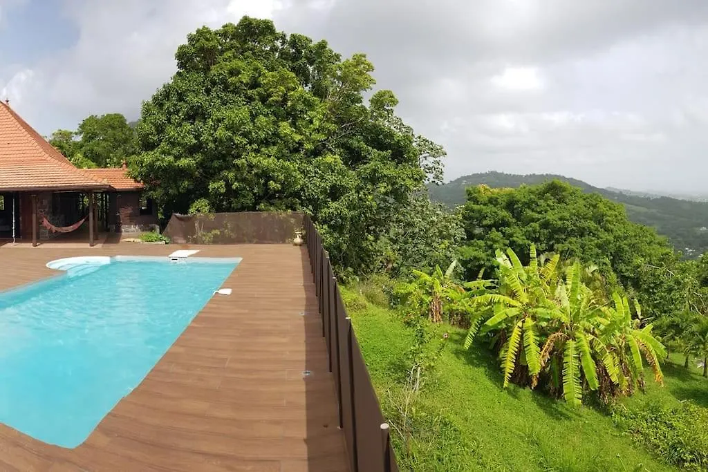 Maison De Charme Avec Piscine Avec Tres Belle Vue Mer Et Campagne Le Vauclin Villa